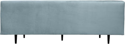 Armen Living Annabelle 80" Modern Bluestone Velvet Sofa - Image 5