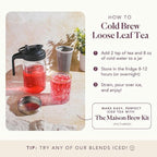 Vanilla Sugar Cookie Herbal Tea – Caffeine-Free Loose Leaf Blend with Rooibos, Vanilla and Cinnamon – Naturally Smooth Flavor, No Added Sugar – 60 to 80 Cups – Small Batch USA – Plum Deluxe