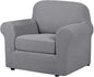 H.VERSAILTEX 2-Pieces Armchair Cover Chair Slipcovers by HVERSAILTEX