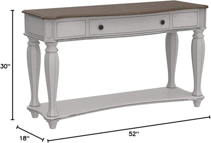 Liberty Furniture Industries Magnolia Manor Sofa Table, W52 x D18 x H30 - Image 3