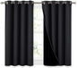NICETOWN 100% Blackout Curtains 45 inches Length, 2 Thick Layers Completely by NICETOWN