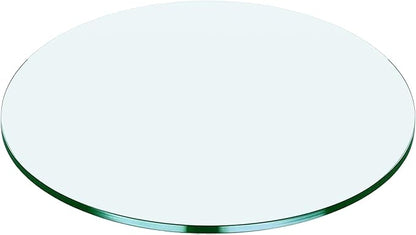 40" Round Tempered Glass Table Top by Unknown