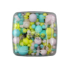Edible Pastel Sugar Pearls Candy Sprinkles 120G/ 4.23Ounce Baking Cake Sprinkles Cupcake and Cake Topper Cookie Decorations Wedding Party Valentines Halloween Christmas Supplies