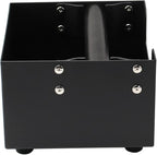 Espresso Knock Box, Stainless Steel Coffee Grind Knock Box Ground Waste Bin Container with Rubber Knocking Bar for Coffee Maker Machine