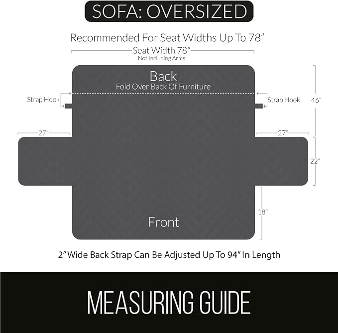 Sofa Shield® Couch Slip Covers for Dogs Oversized, Reversible Furniture - Image 6