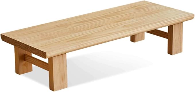 Japanese Style Solid Wood Coffee Table by Unknown