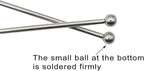 6Pcs Skull Swizzle Sticks 8.7inch Coffee Stirrers Reuseable 18/10(304) Stainless Steel Beverage Cocktail Stirrer for Bar Halloween Party Mixing Drinks