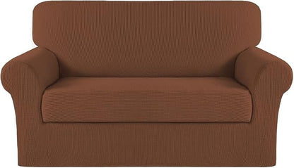 Turquoize Stretch Sofa Slipcover 2 Pieces Sofa Cover Couch Cover by Turquoize