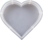 Resin Silicone Molds Large Heart Hexagon Resin Molds Deep Epoxy Resin Mold for Flowers Preservation Resin Art Resin Casting DIY (A-Heart)