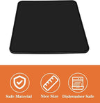 Coffee Tamper Mat for Portafilter - Silicone Tamping Pad -Espresso Machine Accessories (Black)