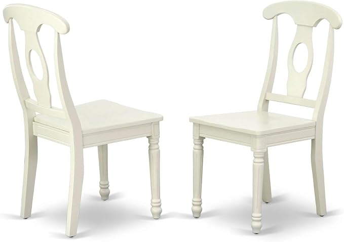 East West Furniture KEC-LWH-W Kenley Dinette Chairs by EastWestFurniture