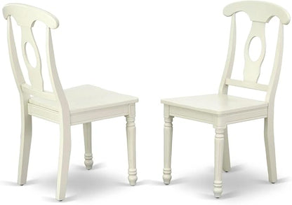 East West Furniture KEC-LWH-W Kenley Dinette Chairs by EastWestFurniture