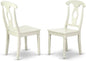 East West Furniture KEC-LWH-W Kenley Dinette Chairs by EastWestFurniture