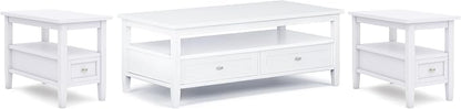 SIMPLIHOME Warm Shaker Solid Wood Transitional-Style 48-inch Wide Coffee Table by SimpliHome