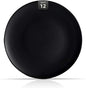 Stoneware Coupe Commercial Grade Dinnerware, Matte Black Plate 12.25", Case of 12