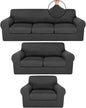 HunnmingRe Sofa Covers for 3 Cushion Couch Stretch Sofa and Loveseat Covers Set by HunnmingRe