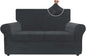 ZNSAYOTX Luxury Velvet Sofa Cover 3 Piece Stretch Loveseat Covers by ZNSAYOTX