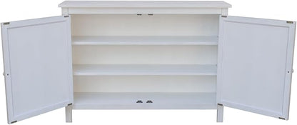 International Concepts 34" High Solid Wood Hall Storage Cabinet Cupboard - Image 6