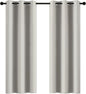 Yakamok Room Darkening Curtains 42x72 inch Length Light Beige-Living Room | 2 by Yakamok