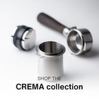 Crema Coffee Products 54mm Dosing Funnel|Compatible with 54mm Breville Portafilter,DualBoiler and OracleEspressoMachines|PreventsSpillage&Waste|DurableStainlessSteel|EasyFit for Clean,ConsistentDosing