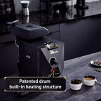 Electric Coffee Bean Roaster Machine, Smokeless Drum Roasting, for Home&Commercial Automatic Baking