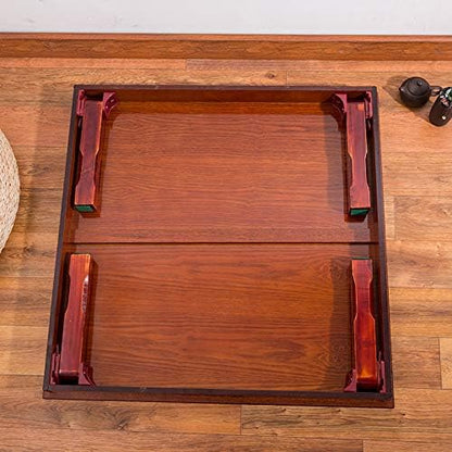 DAMEDAI Square 80X80cm Korean Floor Table Folding Legs Luxury Antique Home - Image 6