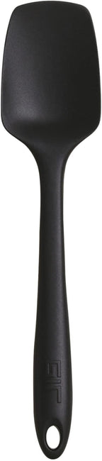 GIR: Get It Right Silicone Spatula Spoonula - 11-Inch Black - Heat-Resistant to 425°F & Flexible Edge for Scraping & Scooping - Dishwasher Safe & Nonstick Cookware Friendly