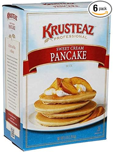 Krusteaz Sweet Cream Pancake Mix, 5 Pound -- 6 per case.