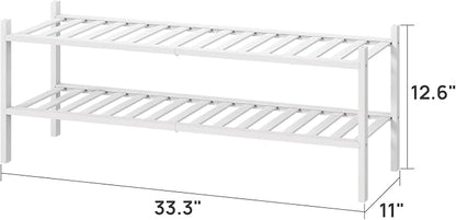 viewcare Long Shoe Rack for Entryway, Shoe Organizer for Hallway Closet - Image 2