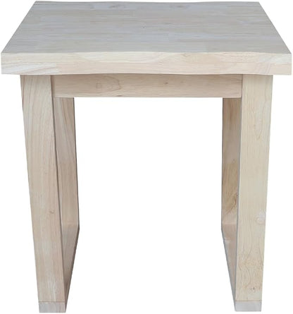 International Concepts Live Edge Solid Wood End Table - Image 4