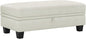Belffin Fabric Large Ottoman by Belffin