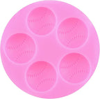 Mujiang Baseball Fondant Molds Sports Theme Silicone Molds Baseball Cap Bat Cake Decoration Mold For Cake Decorating Chocolate Gum Paste Candy Polymer Clay Set Of 3