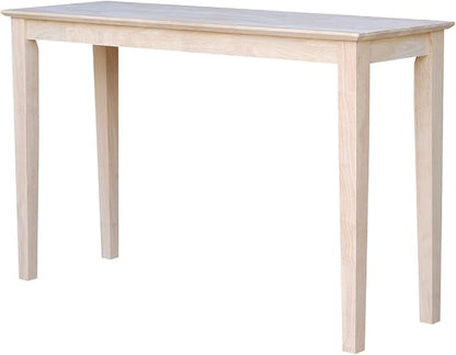 International Concepts Shaker Console Table, 48-Inch Long, Solid Parawood - Image 8