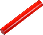 HARFINGTON Acrylic Clay Roller 7.28 Inch x 1 Inch Solid Non-Stick Plastic Round Tube Roller Polymer Clay Rod Fondant Rolling Pin for Shaping, Sculpting, Modeling DIY Crafts, Red