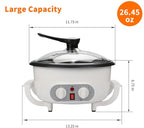 Coffee Bean Roaster Machine for Home Use, Coffee Roaster Machine with Timing, 110V 1200W