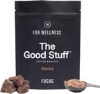 For Wellness The Good Stuff Focus – Mocha Coffee Booster | Nootropic Collagen Creamer with MCTs for Focus, Energy & Wellness | Non-Dairy, Keto-Friendly, 30 Servings
