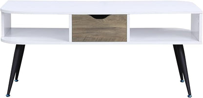 Modern Coffee Table 44 in, Sturdy Metal Frame Center Table - Image 2