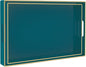 MAONAME Green Serving Tray Set of 2, Plastic Decorative Tray by MAONAME