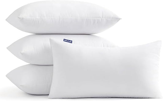 MIULEE 12x20 Pillow Inserts Set of 4, Throw Pillows by MIULEE