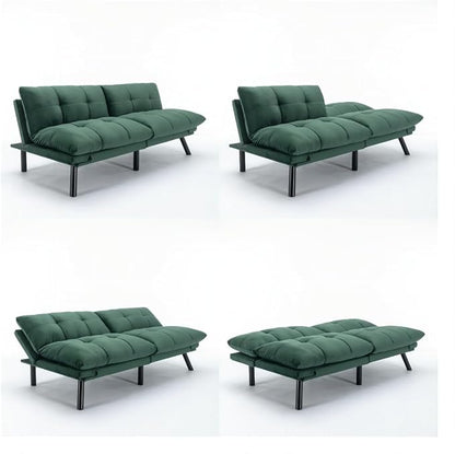 GDFStudio Hayezc Loveseat Sofa, Convertible Sofa Bed, 2-in-1 Folding Modern - Image 6