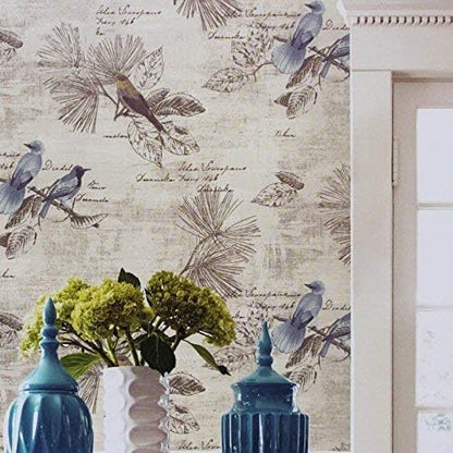 Vintage Floral Self Adhesive Wall Paper Shelf Liner Funitures Dresser Drawer - Image 2