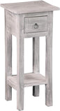 Sunset Trading Shabby Chic Cottage Accent Table, Distressed Light Gray by SunsetTrading