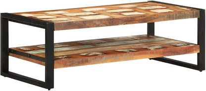 Coffee Table 47.2"x23.6"x15.7" Solid Reclaimed Wood, End Tables, Living Table by WENYUFURN