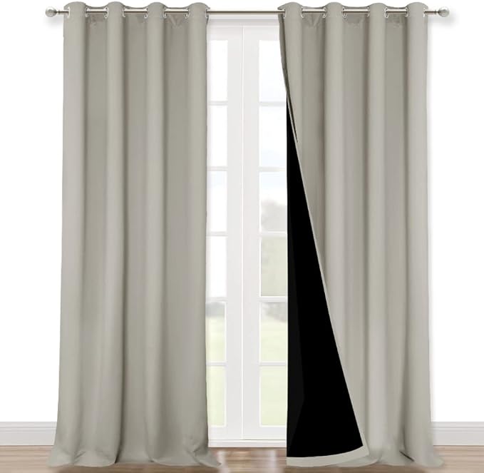 NICETOWN 100% Blackout Blinds, Laundry Room Decor Window Treatment Curtains by NICETOWN
