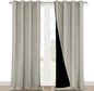 NICETOWN Natural 100% Blackout Curtains by NICETOWN