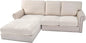H.VERSAILTEX Velvet Stretch Sectional Couch Covers 3 Pieces Sofa Seat Cushion by HVERSAILTEX