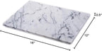 JEmarble Pastry Board 12x16 inch with Non-Slip Rubber Feets for Stability Perfect for Keep the Dough Cool and Chocolate Tempering(Premium Quality)