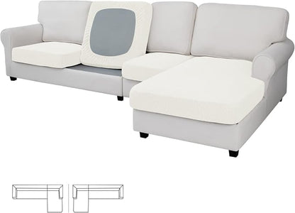 Easy-Going Stretch 4 Pieces Couch Cushion Covers by Easy-Going