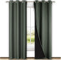 NICETOWN Dark Mallard Blackout Curtains 84 inches Long, Full Light Blocking by NICETOWN