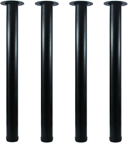 QLLY 26 inch Adjustable Metal Desk Legs, Heavy Duty Furniture Table Legs by QLLY